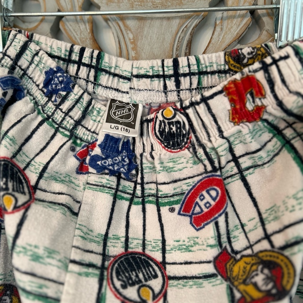 Vintage NHL Flannel Pants Pajamas – Youth Size 16